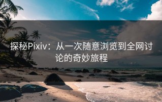 探秘Pixiv：从一次随意浏览到全网讨论的奇妙旅程